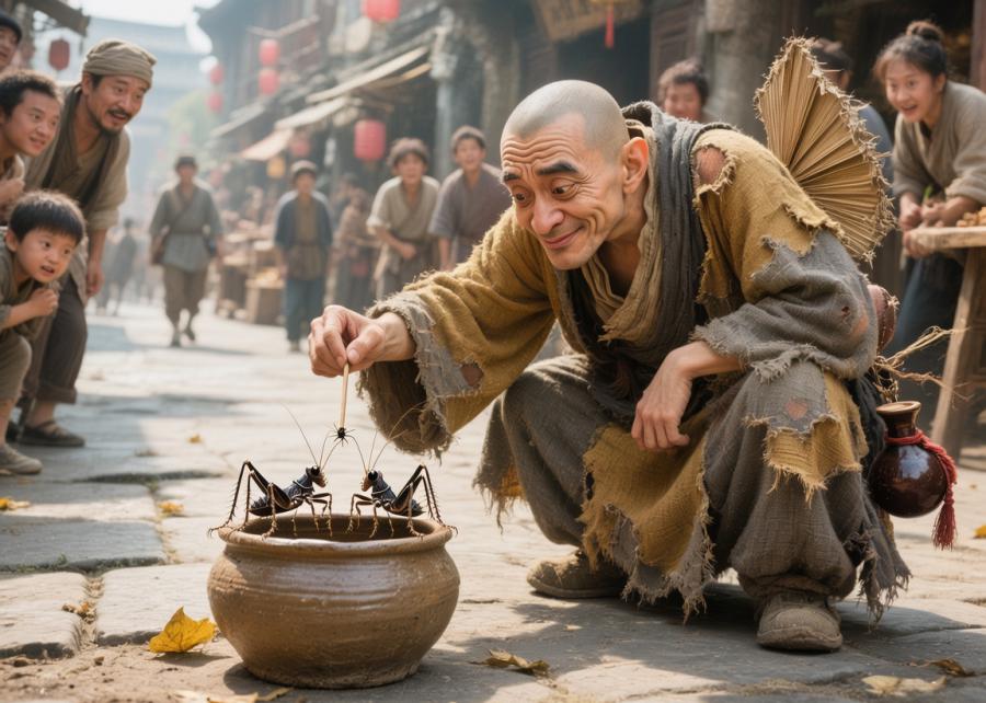 济公活佛斗蛐蛐儿-第1张图片-风享汇 济公活佛斗蛐蛐儿-第1张图片-风享汇