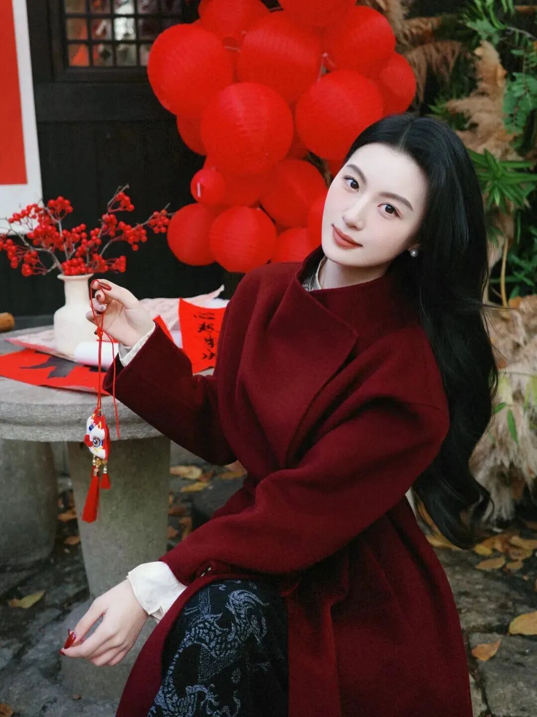 过年穿大衣怎么拍？教你拍出气质慵懒年味大片-第6张图片-风享汇