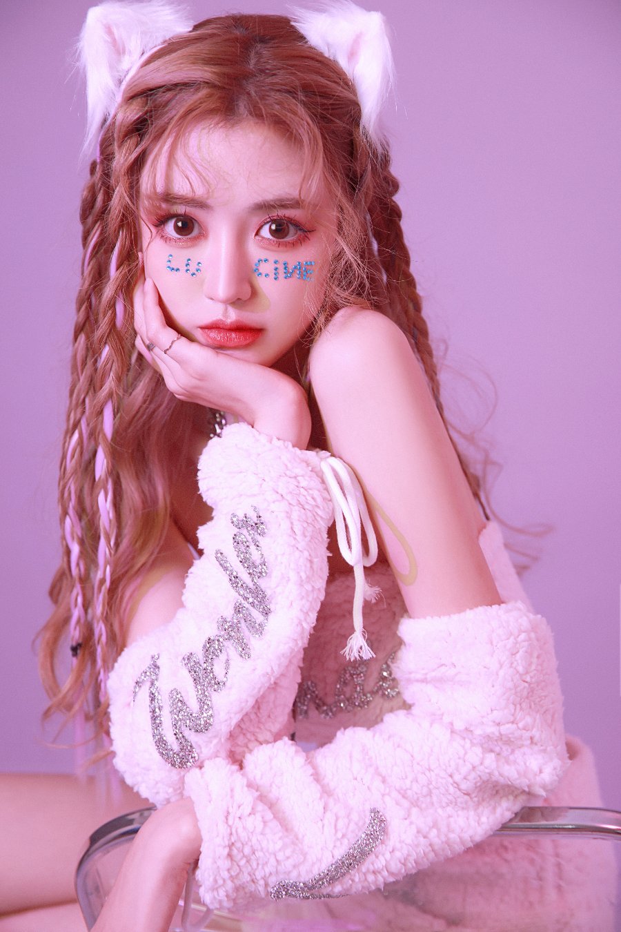 猫耳萌系少女，邂逅粉色浪漫之境-第6张图片-风享汇