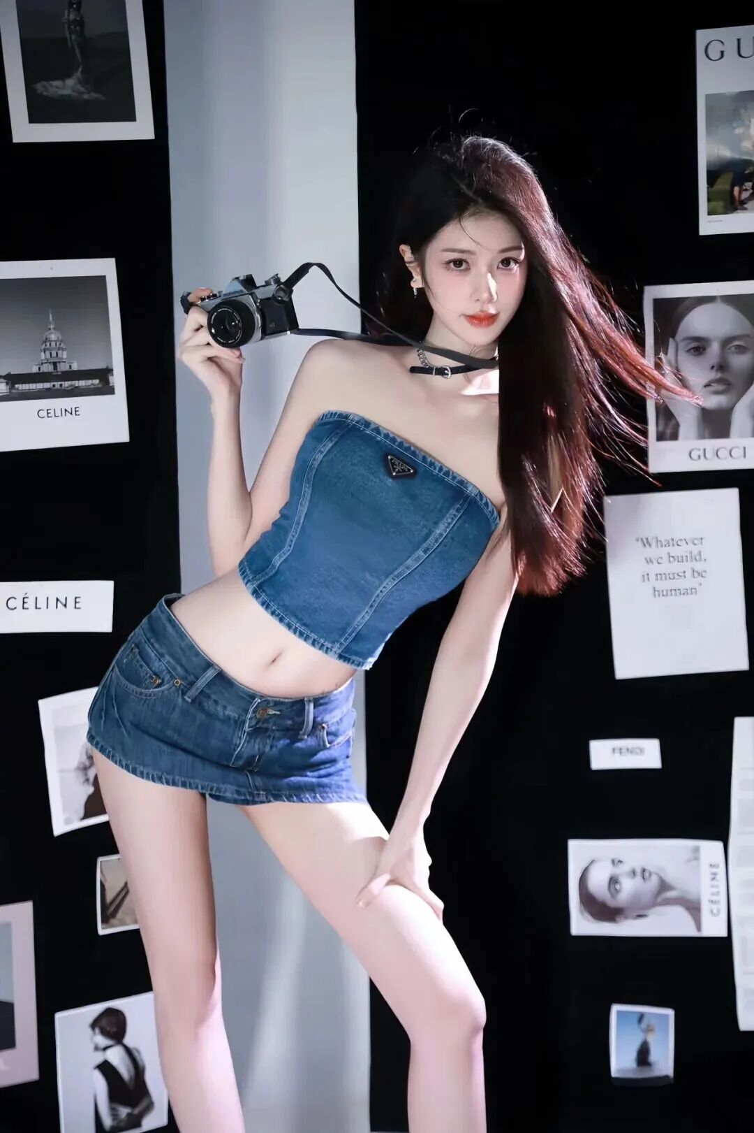 时尚牛仔风拍照，这样拍得高级又好看-第3张图片-风享汇