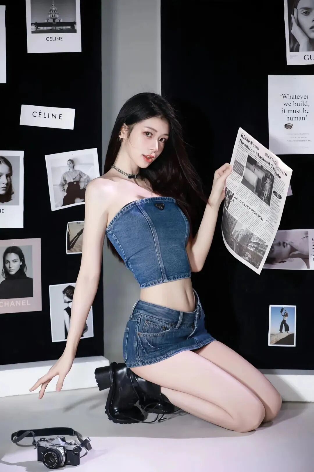 时尚牛仔风拍照，这样拍得高级又好看-第6张图片-风享汇