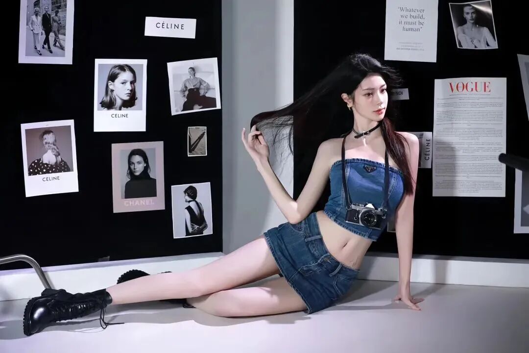 时尚牛仔风拍照，这样拍得高级又好看-第9张图片-风享汇