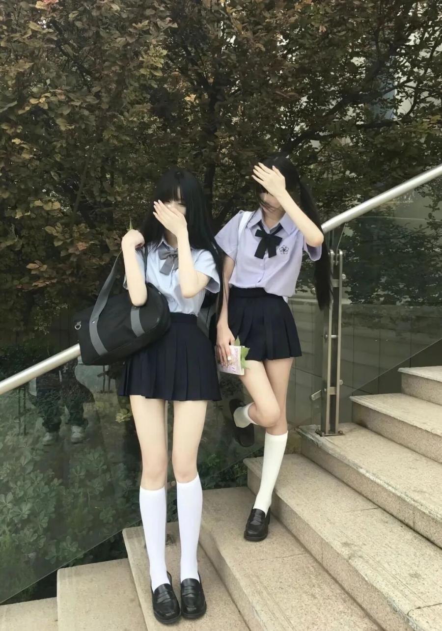 艾特闺蜜抄作业！不露脸拍 JK，每一张都甜度满分-第2张图片-风享汇