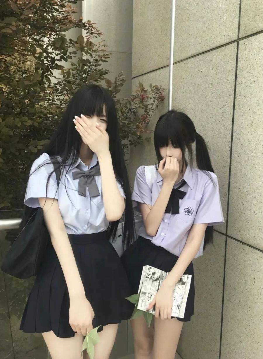 艾特闺蜜抄作业！不露脸拍 JK，每一张都甜度满分-第6张图片-风享汇