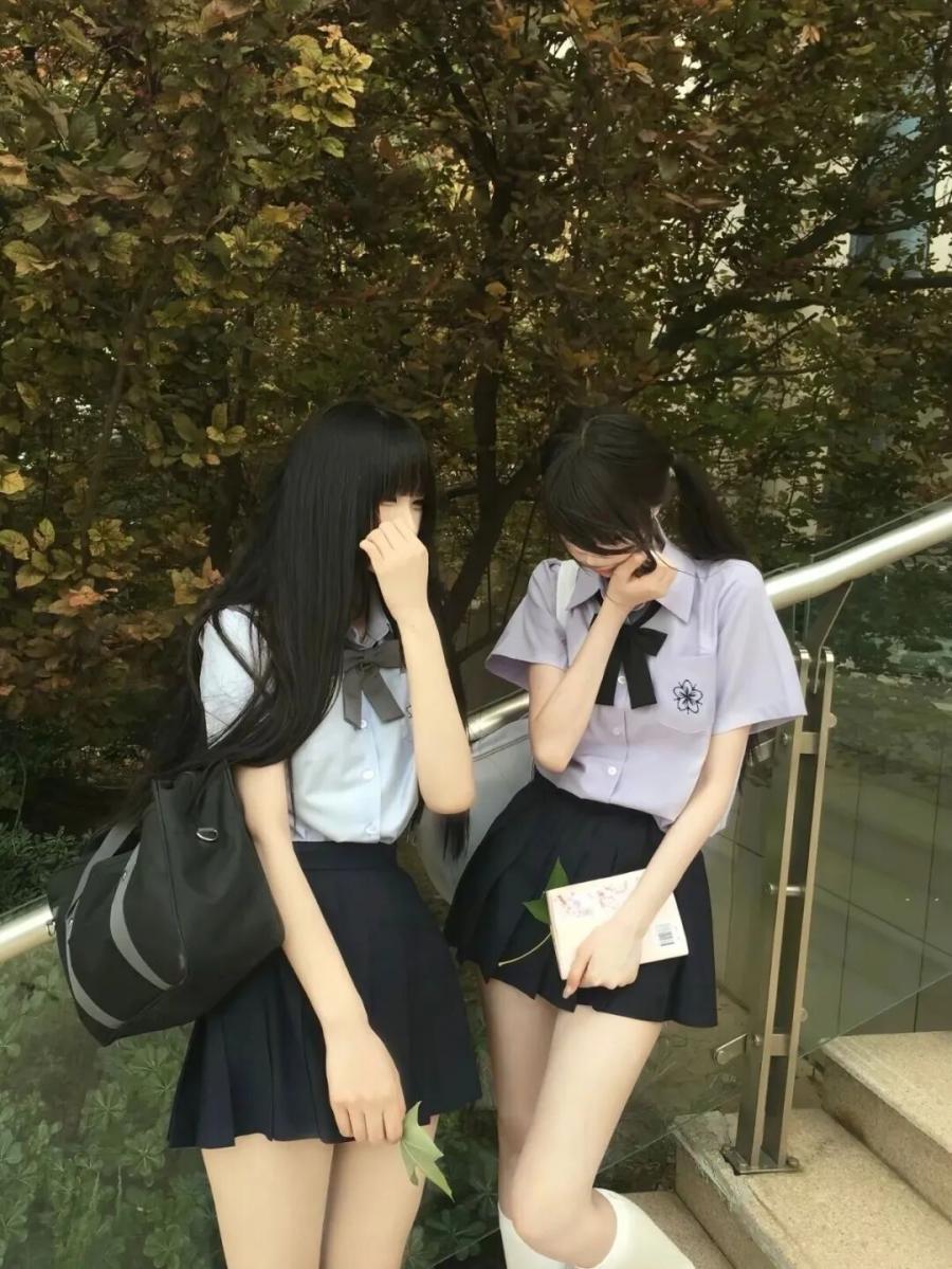 艾特闺蜜抄作业！不露脸拍 JK，每一张都甜度满分-第5张图片-风享汇