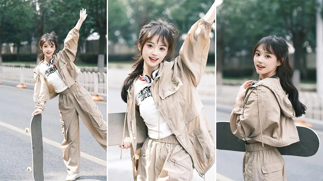 运动风拍照指南｜跟着滑板少女 get 元气大片-第1张图片-风享汇