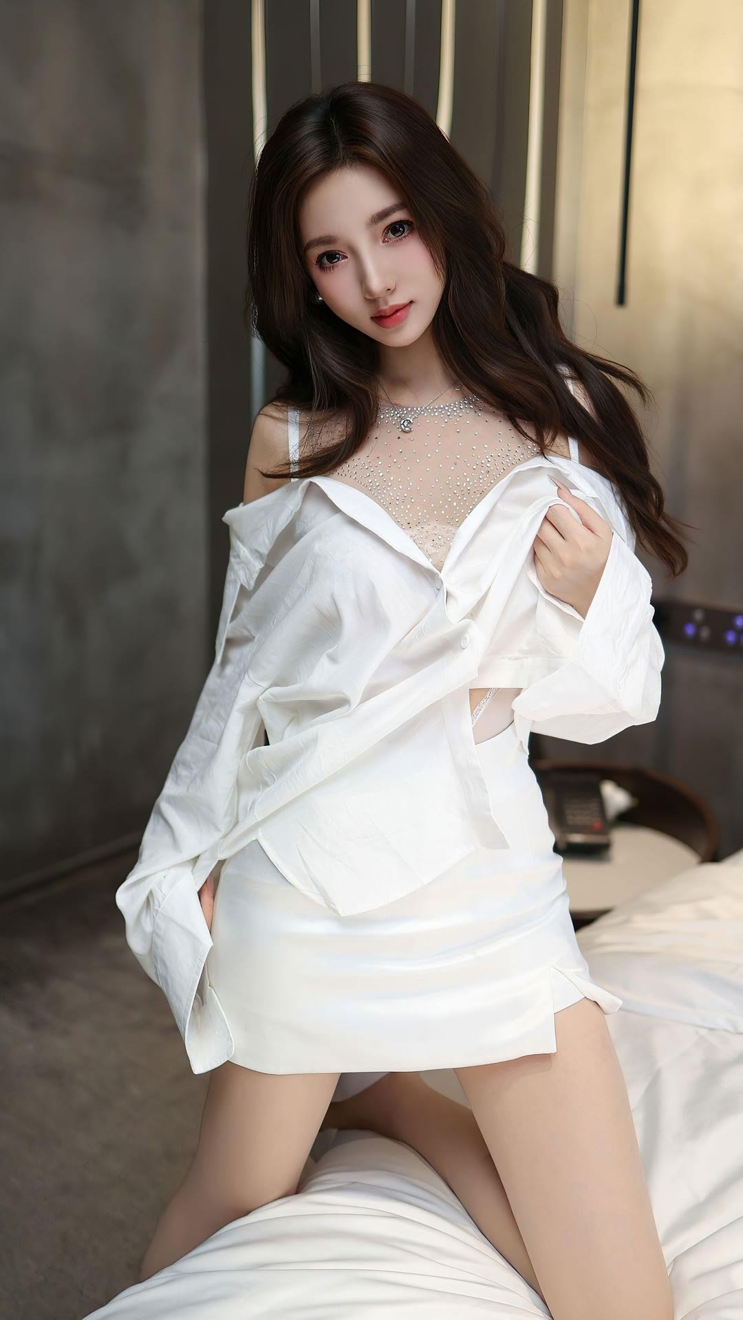 白衫映佳人纯欲风，柔美风姿-第3张图片-风享汇