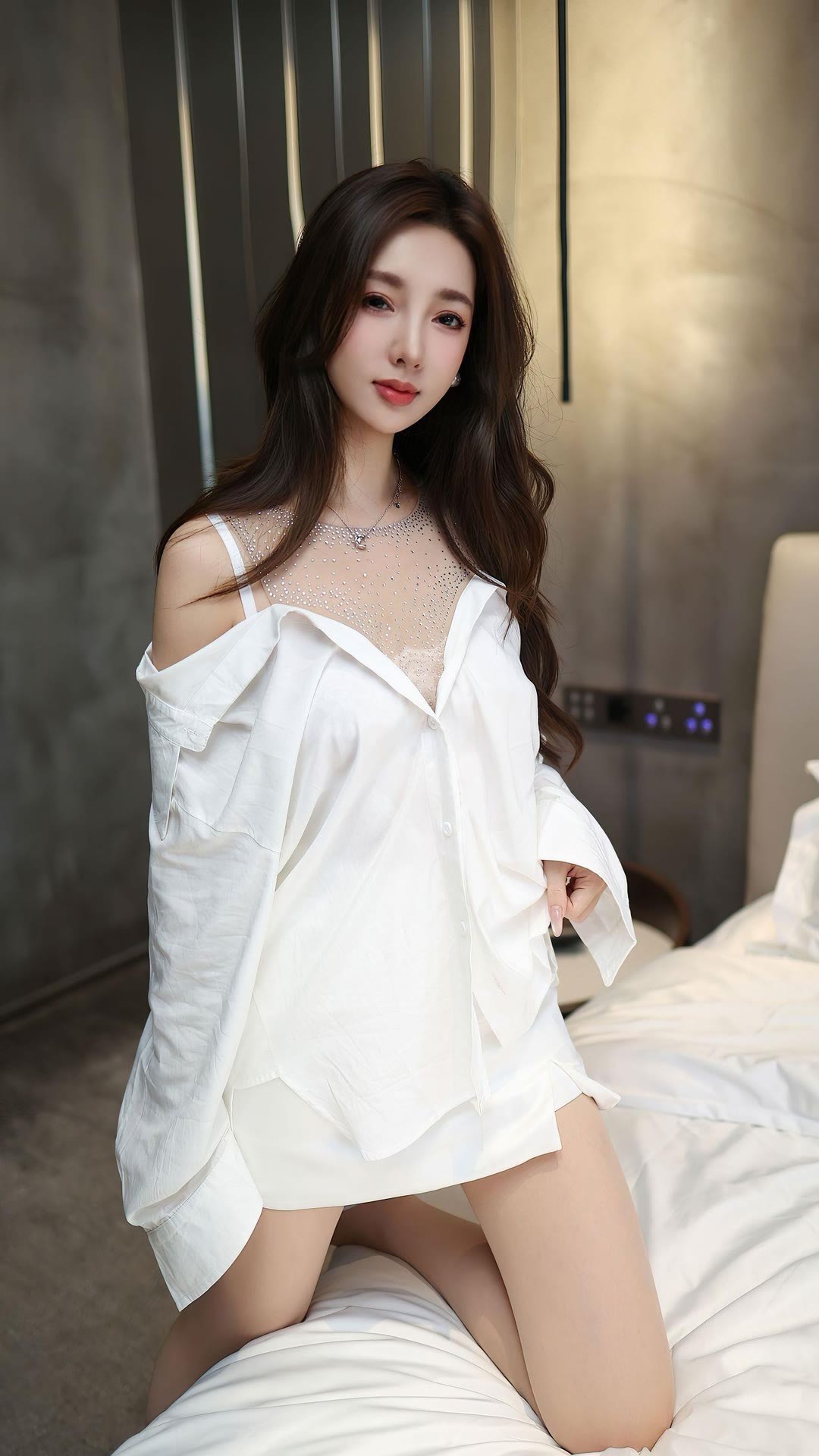 白衫映佳人纯欲风，柔美风姿-第14张图片-风享汇