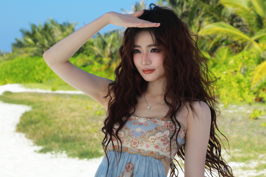 徐璐海边写真，真好看啊-第7张图片-风享汇