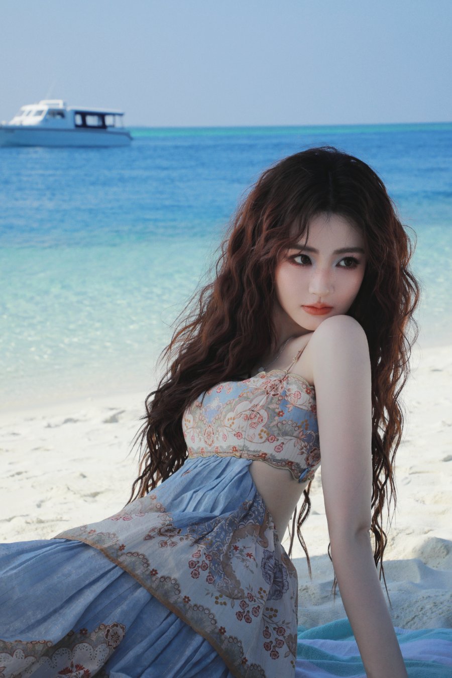 徐璐海边写真，真好看啊-第8张图片-风享汇