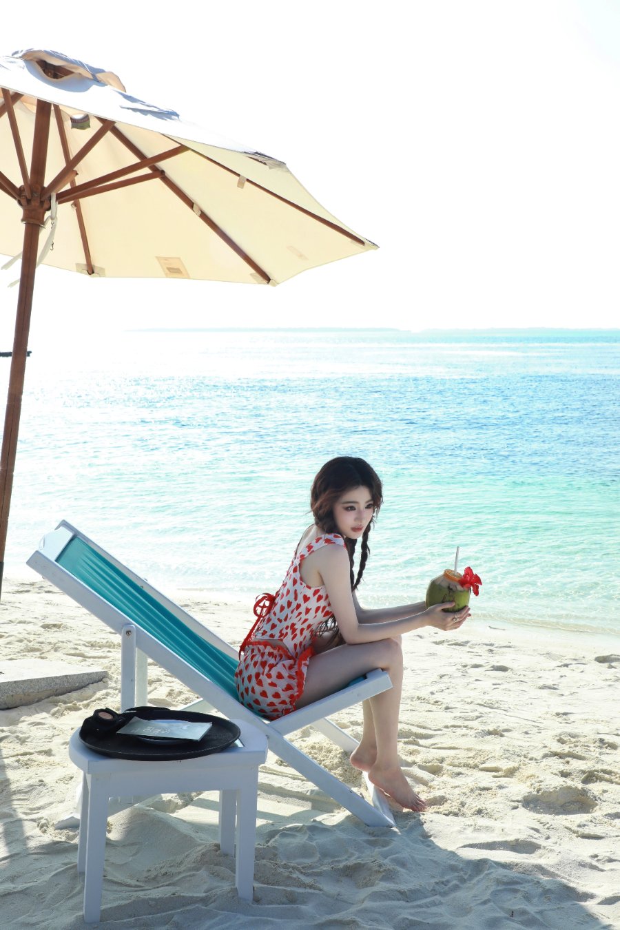 徐璐海边写真，真好看啊-第16张图片-风享汇