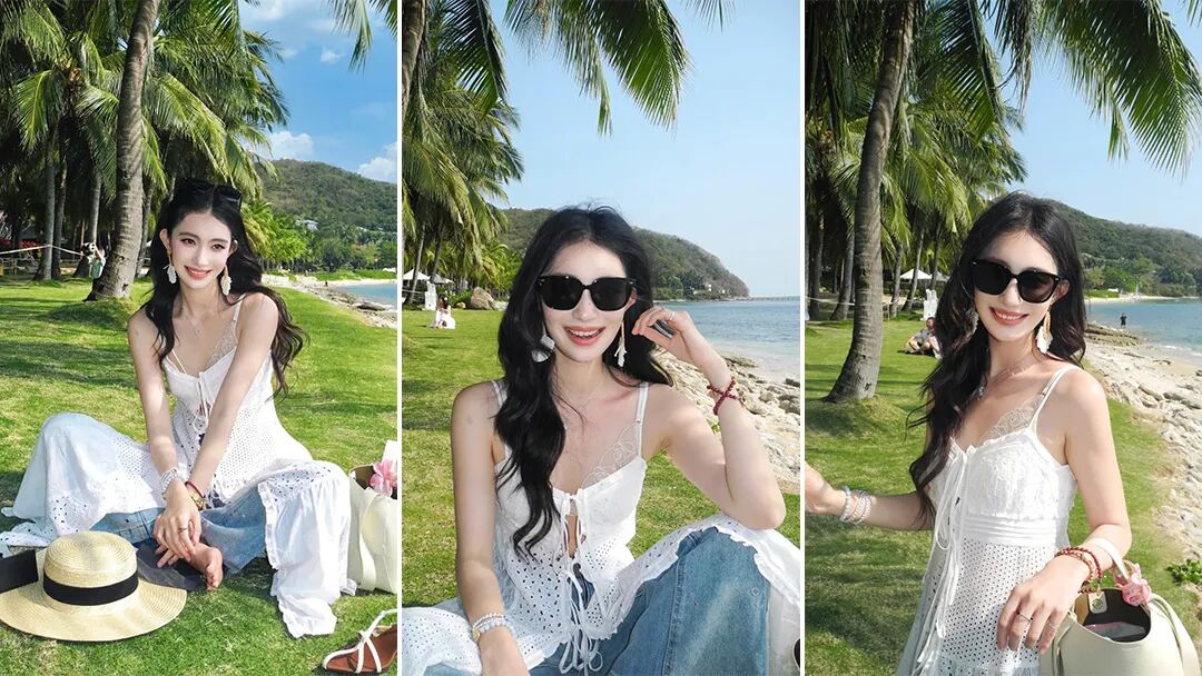 椰林海风里6个松弛浪漫人像拍照技巧-第1张图片-风享汇