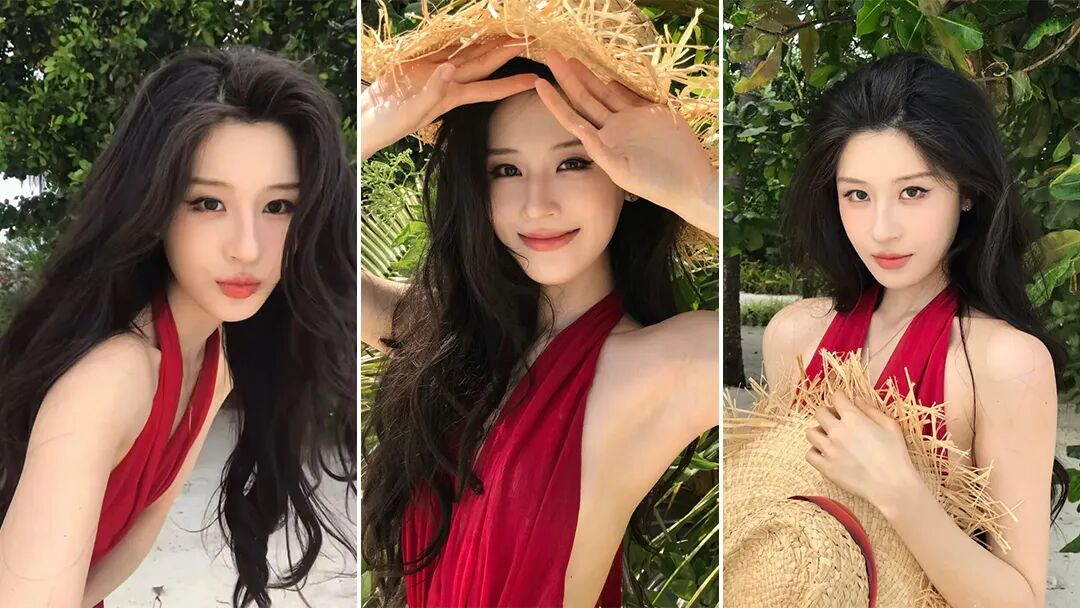 深V长裙怎么拍？超全拍照姿势，新手一学就会-第1张图片-风享汇