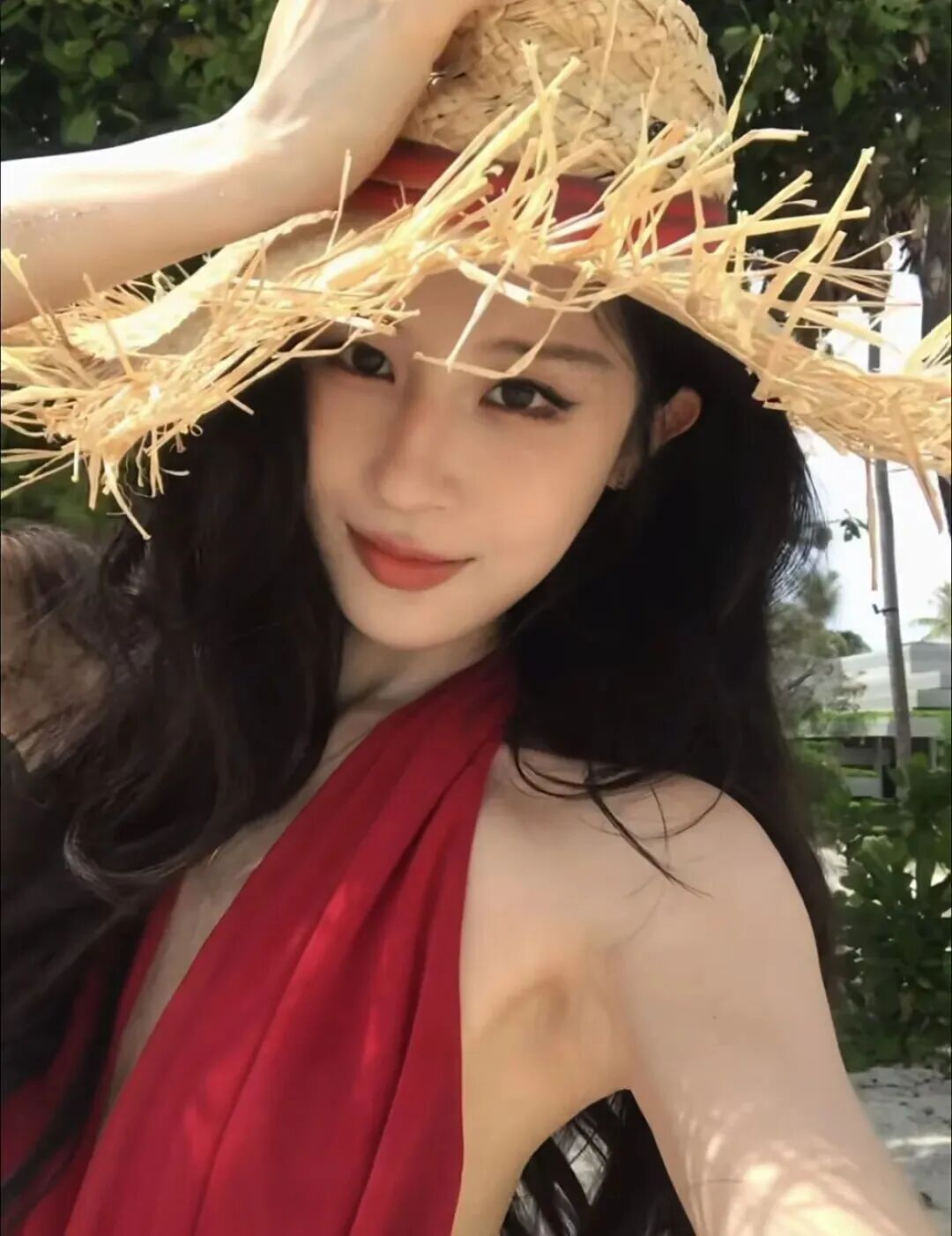 深V长裙怎么拍？超全拍照姿势，新手一学就会-第7张图片-风享汇