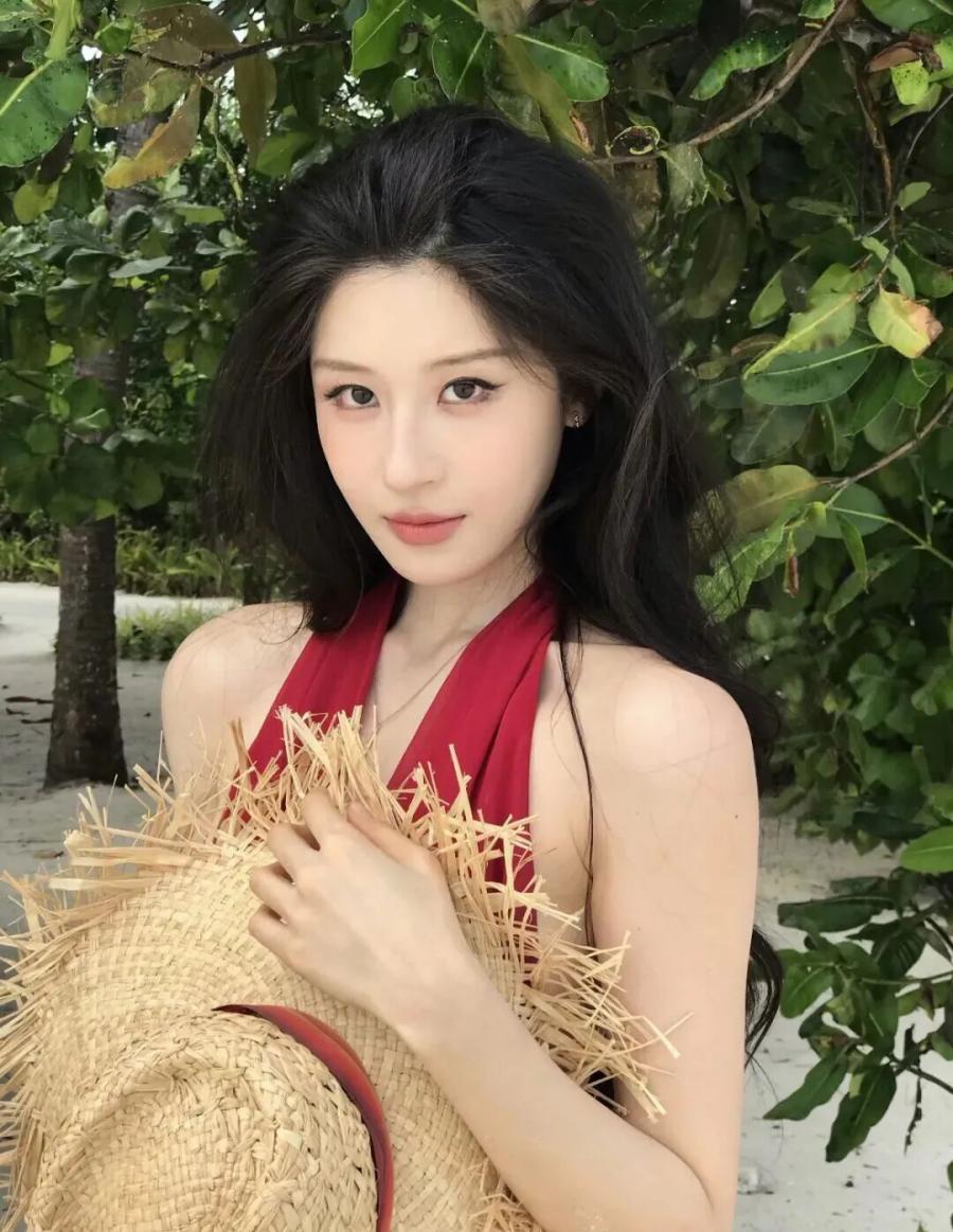 深V长裙怎么拍？超全拍照姿势，新手一学就会-第10张图片-风享汇