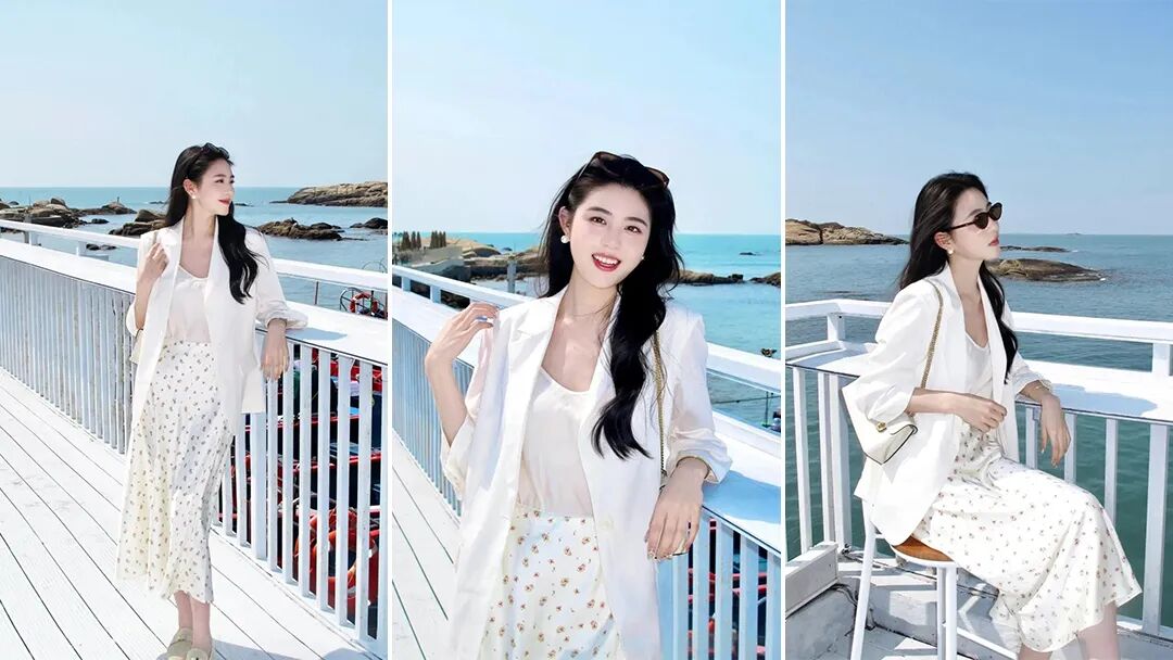 海边出差拍照指南|一套穿搭搞定专业感+松弛感大片-第1张图片-风享汇 海边出差拍照指南|一套穿搭搞定专业感+松弛感大片-第1张图片-风享汇