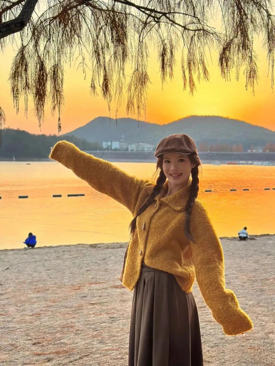 落日湖边这样拍｜温柔又出片，治愈感直接拉满-第6张图片-风享汇