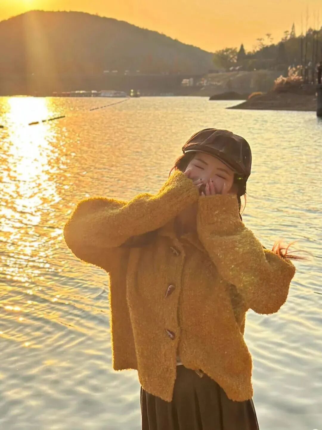 落日湖边这样拍｜温柔又出片，治愈感直接拉满-第4张图片-风享汇