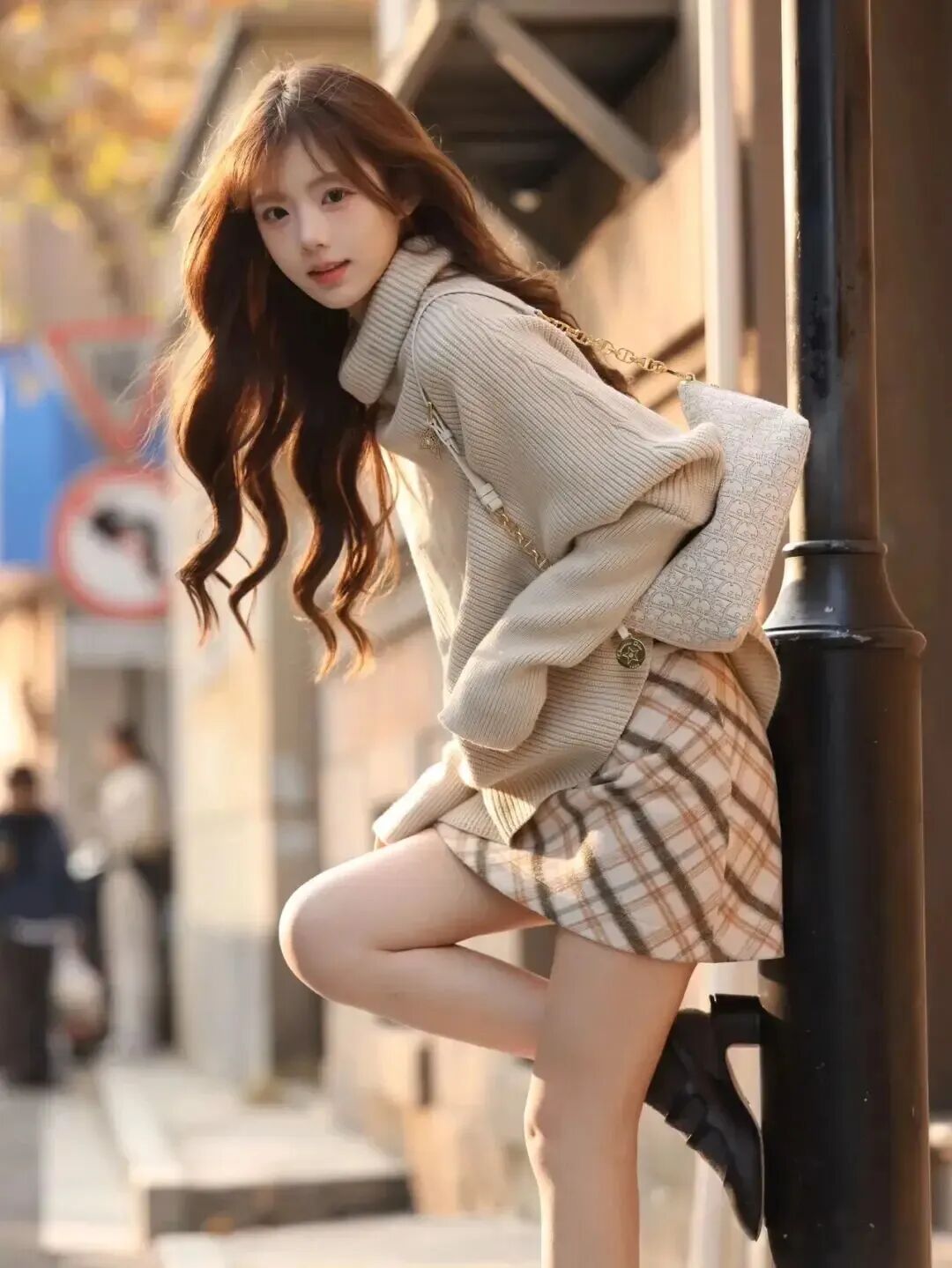 甜妹街拍实用技巧,8个姿势轻松出片-第2张图片-风享汇 甜妹街拍实用技巧,8个姿势轻松出片-第2张图片-风享汇