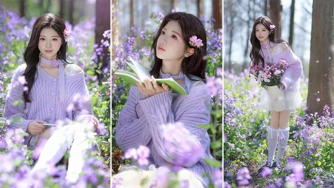 二月兰花海拍照｜新手也能拿捏的温柔氛围感-第1张图片-风享汇