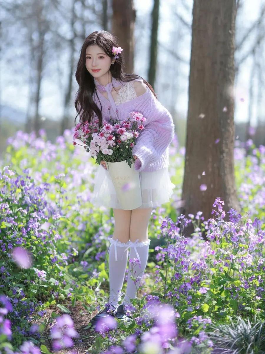 二月兰花海拍照｜新手也能拿捏的温柔氛围感-第2张图片-风享汇