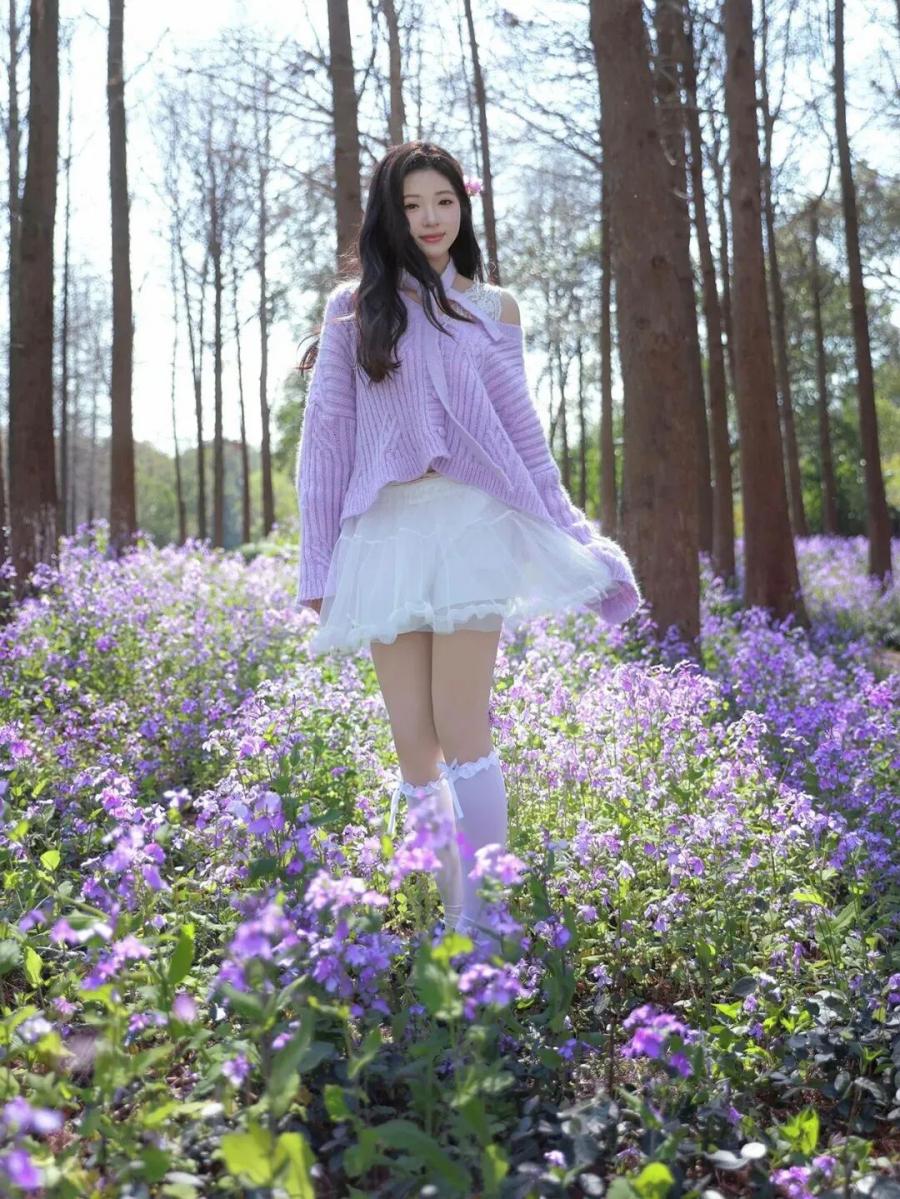 二月兰花海拍照｜新手也能拿捏的温柔氛围感-第3张图片-风享汇