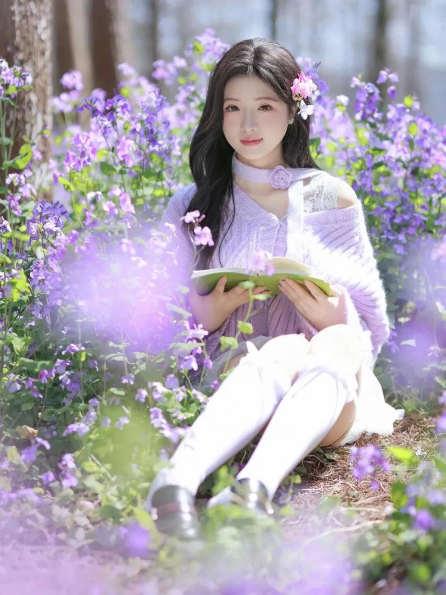 二月兰花海拍照｜新手也能拿捏的温柔氛围感-第5张图片-风享汇