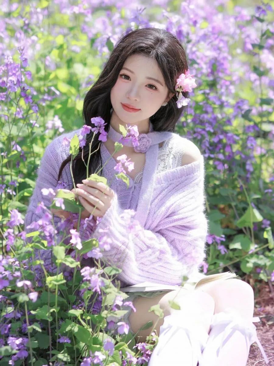 二月兰花海拍照｜新手也能拿捏的温柔氛围感-第8张图片-风享汇