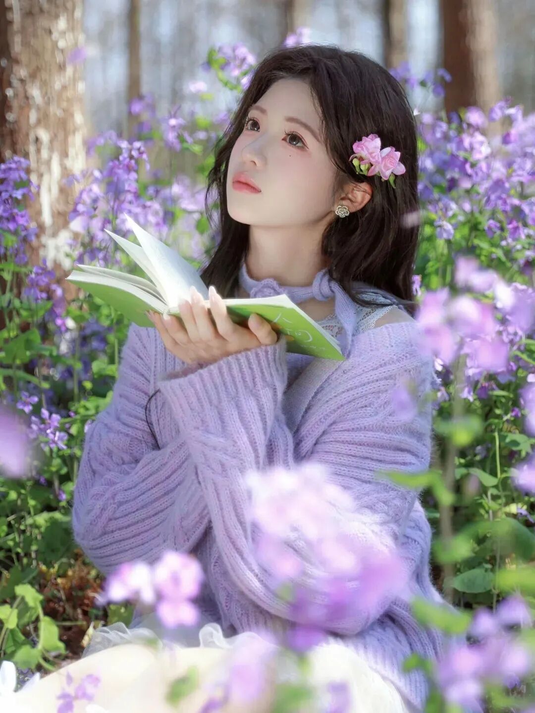 二月兰花海拍照｜新手也能拿捏的温柔氛围感-第9张图片-风享汇