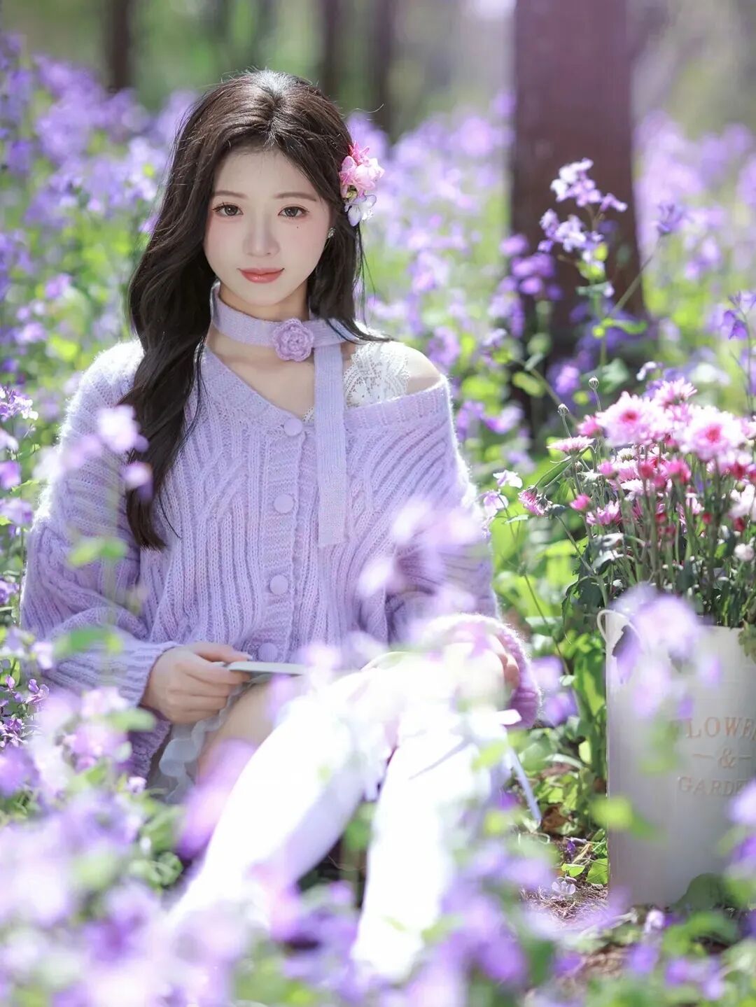 二月兰花海拍照｜新手也能拿捏的温柔氛围感-第11张图片-风享汇