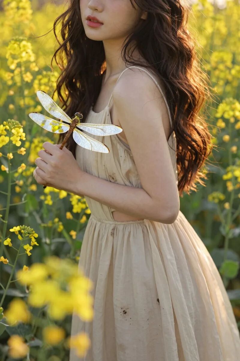 油菜花人像怎么拍？9个拍照技巧，拍出治愈感大片-第10张图片-风享汇