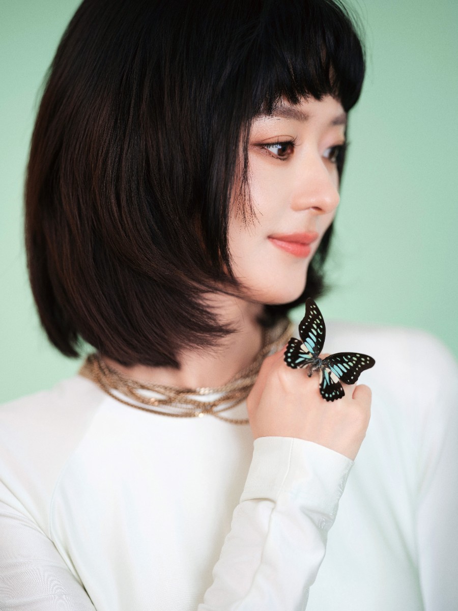 赵丽颖如沐春风新造型：颖宝女神太美了-第3张图片-风享汇