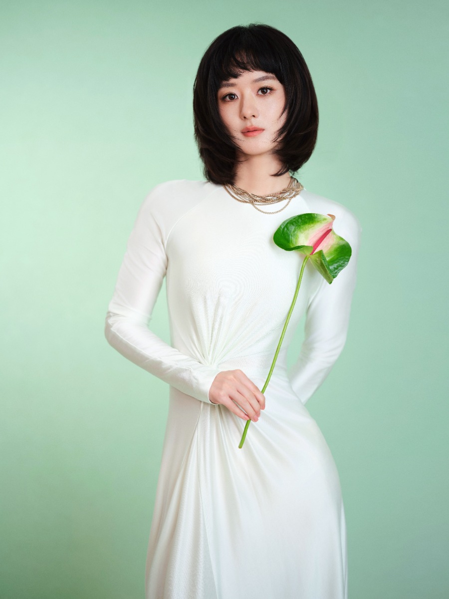 赵丽颖如沐春风新造型：颖宝女神太美了-第8张图片-风享汇