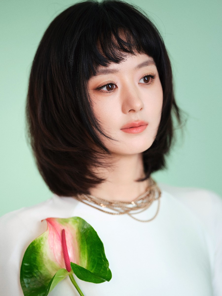 赵丽颖如沐春风新造型：颖宝女神太美了-第4张图片-风享汇