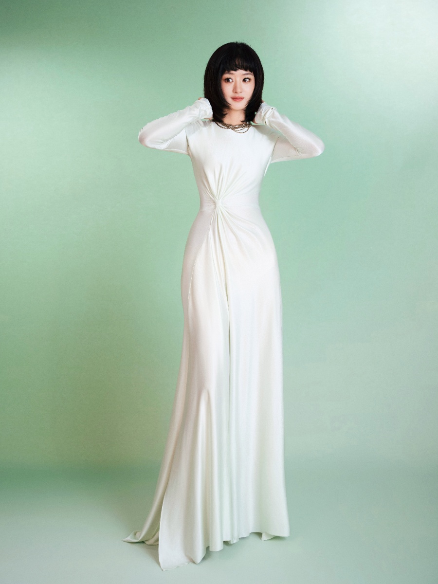 赵丽颖如沐春风新造型：颖宝女神太美了-第6张图片-风享汇