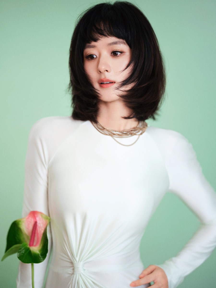 赵丽颖如沐春风新造型：颖宝女神太美了-第7张图片-风享汇