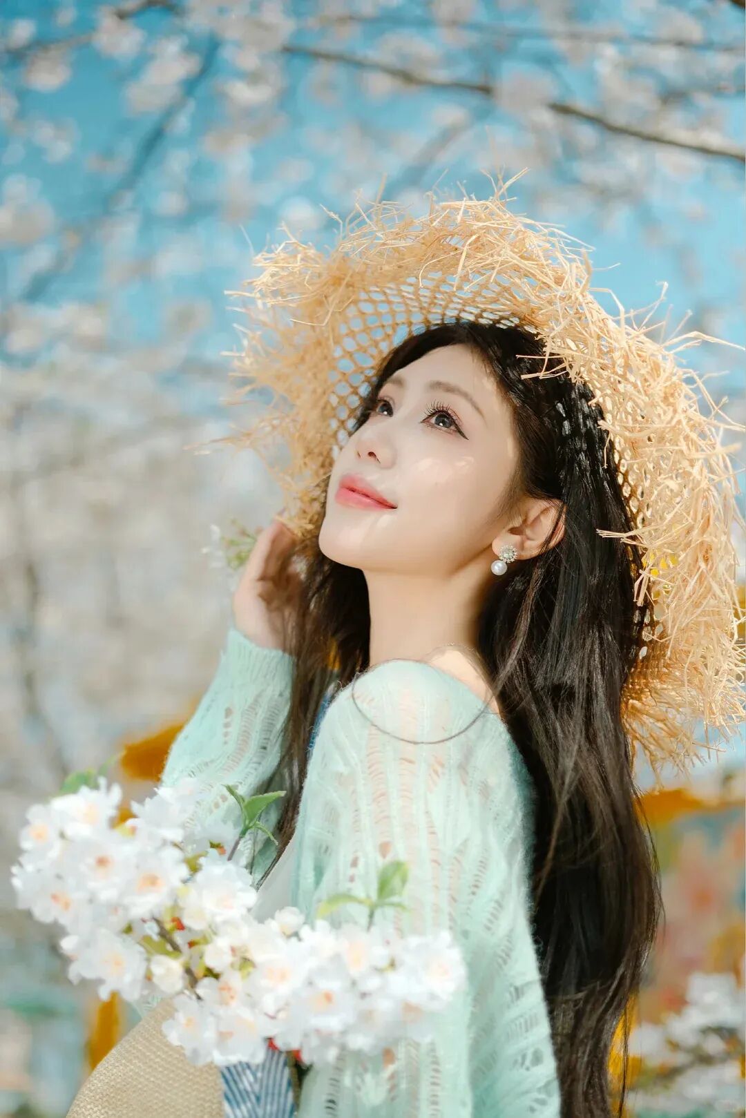 樱花季拍照万能姿势，手残党也能拍出氛围感大片-第5张图片-风享汇