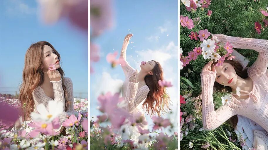 不用会摆拍！这8个花海拍照小技巧，随手拍都是温柔感-第1张图片-风享汇