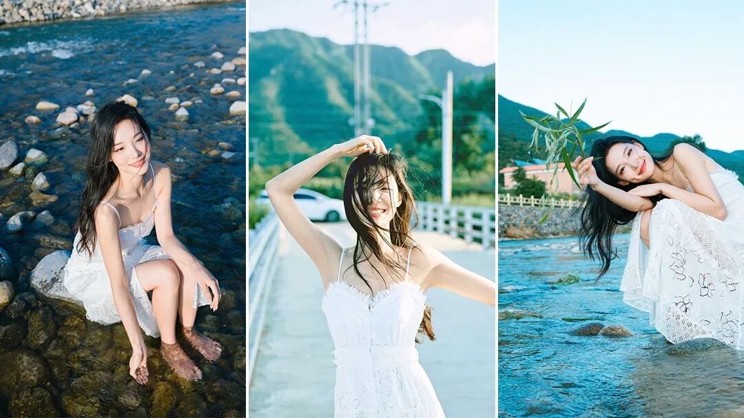河边拍照8个万能公式，轻松拍出清透感大片-第1张图片-风享汇