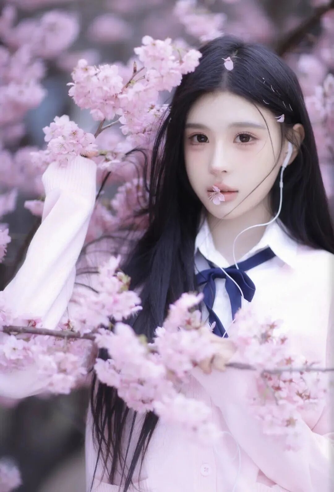 赴一场樱花之约!松弛感拍照姿势,温柔到骨子里-第3张图片-风享汇 赴一场樱花之约!松弛感拍照姿势,温柔到骨子里-第3张图片-风享汇