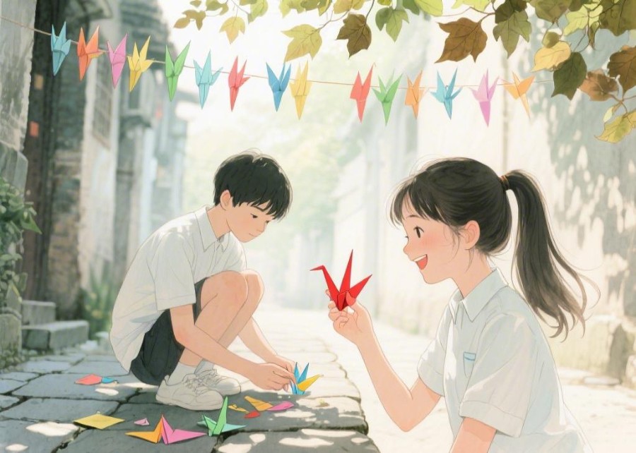 千纸鹤为证的告别-第1张图片-风享汇