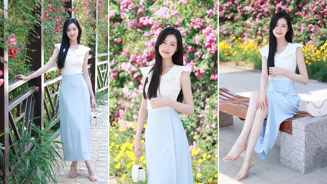 公园花墙长椅拍照,9个姿势随手拍氛围感大片-第1张图片-风享汇 公园花墙长椅拍照,9个姿势随手拍氛围感大片-第1张图片-风享汇