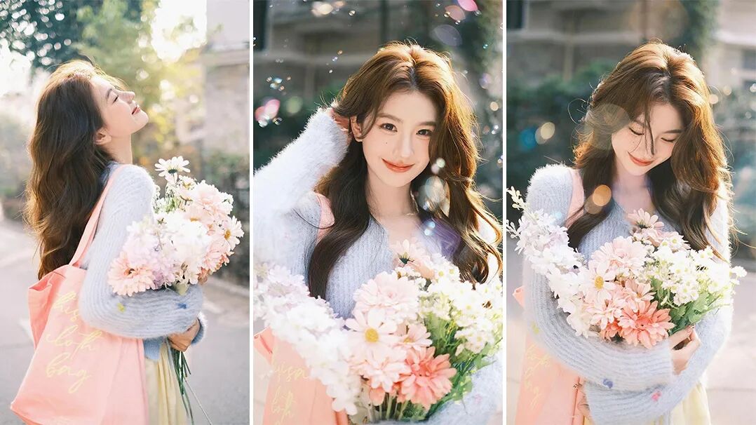 春日限定浪漫｜手捧花写真教程，每一张都像电影截图-第1张图片-风享汇