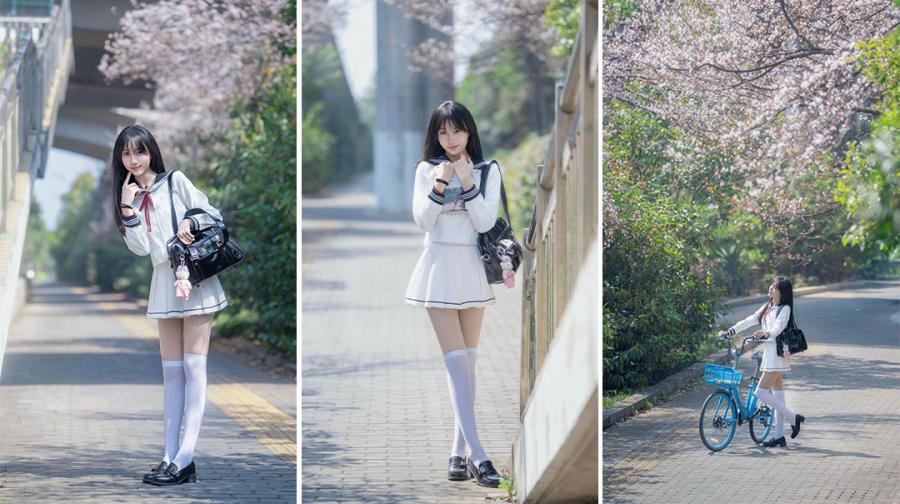 樱花季拍JK|新手也能拍的甜妹姿势,满满的少女感-第1张图片-风享汇 樱花季拍JK|新手也能拍的甜妹姿势,满满的少女感-第1张图片-风享汇