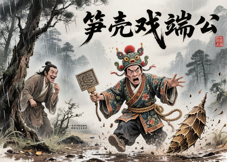 笋壳戏端公-第1张图片-风享汇