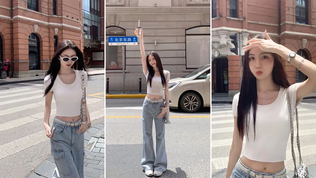 街头拍照手不知道放哪？甜酷女孩必学的9个姿势-第1张图片-风享汇