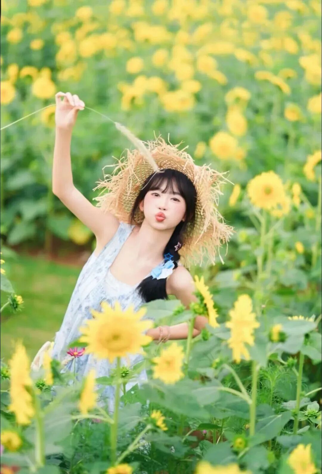夏天的向日葵写真这样拍，元气感直接拉满！-第5张图片-风享汇