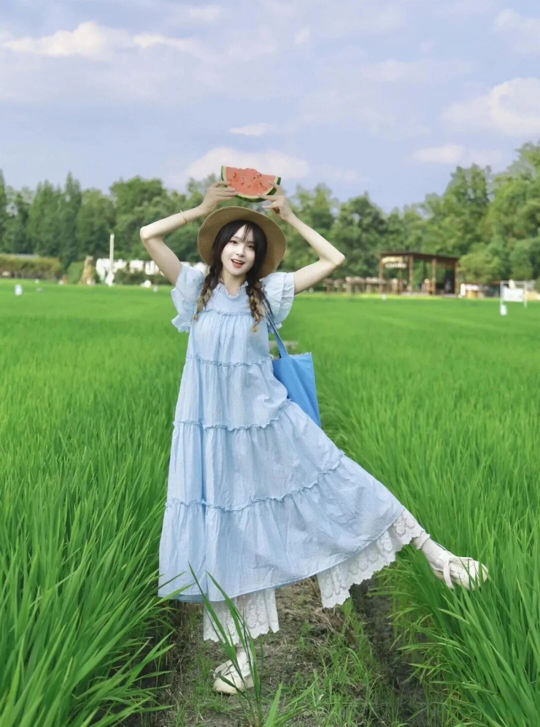 带着西瓜去田野，拍出元气满满的夏日美照-第6张图片-风享汇