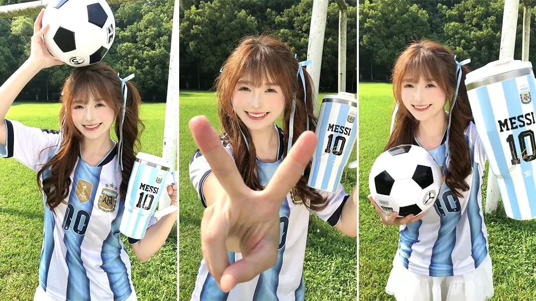 世界杯足球风写真怎么拍？9个姿势教你拍出甜妹感大片-第1张图片-风享汇