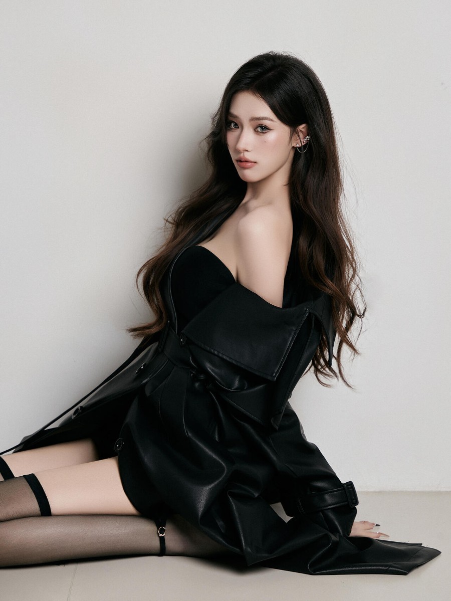 拽酷御姐皮衣冷感美人写真-第6张图片-风享汇